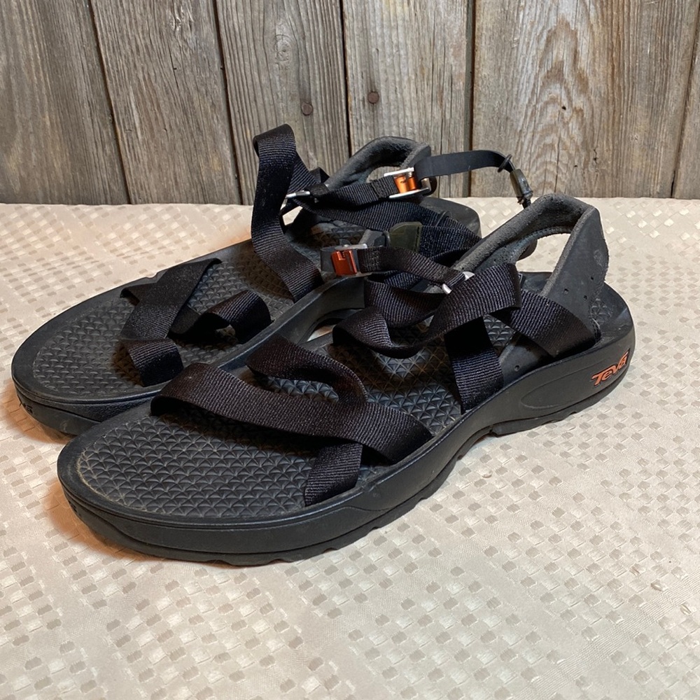 Teva 6725 mens black sport sandals